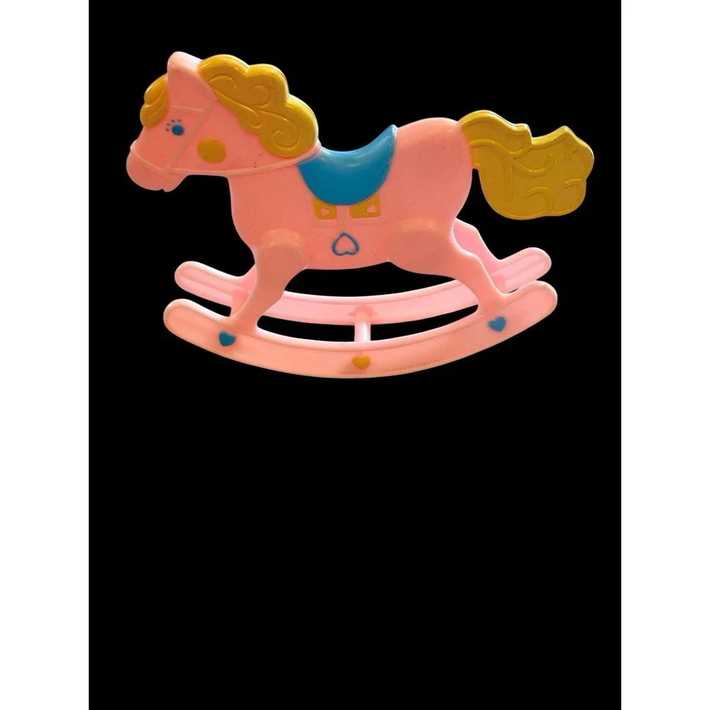 Barbie The Heart Family Nursery Room Rocking Horse Toy Vintage Mattel 1984